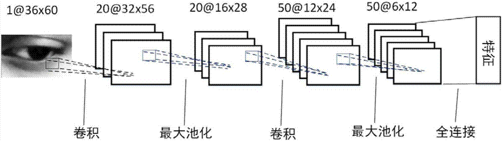 Joint sight line direction calculation method of left and right eye images of human eyes