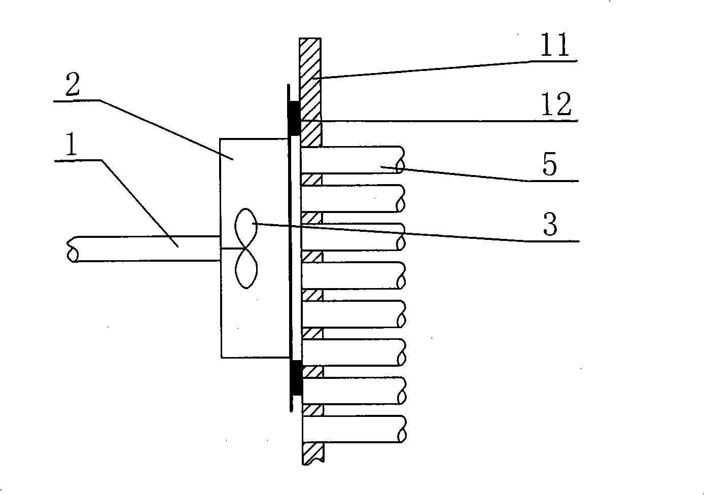 Method and device for detecting leakage of shell type heat exchanger