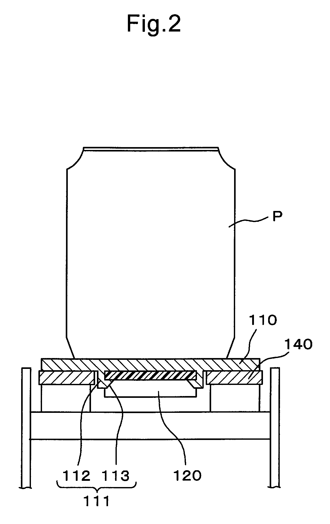 Top plate conveyor device