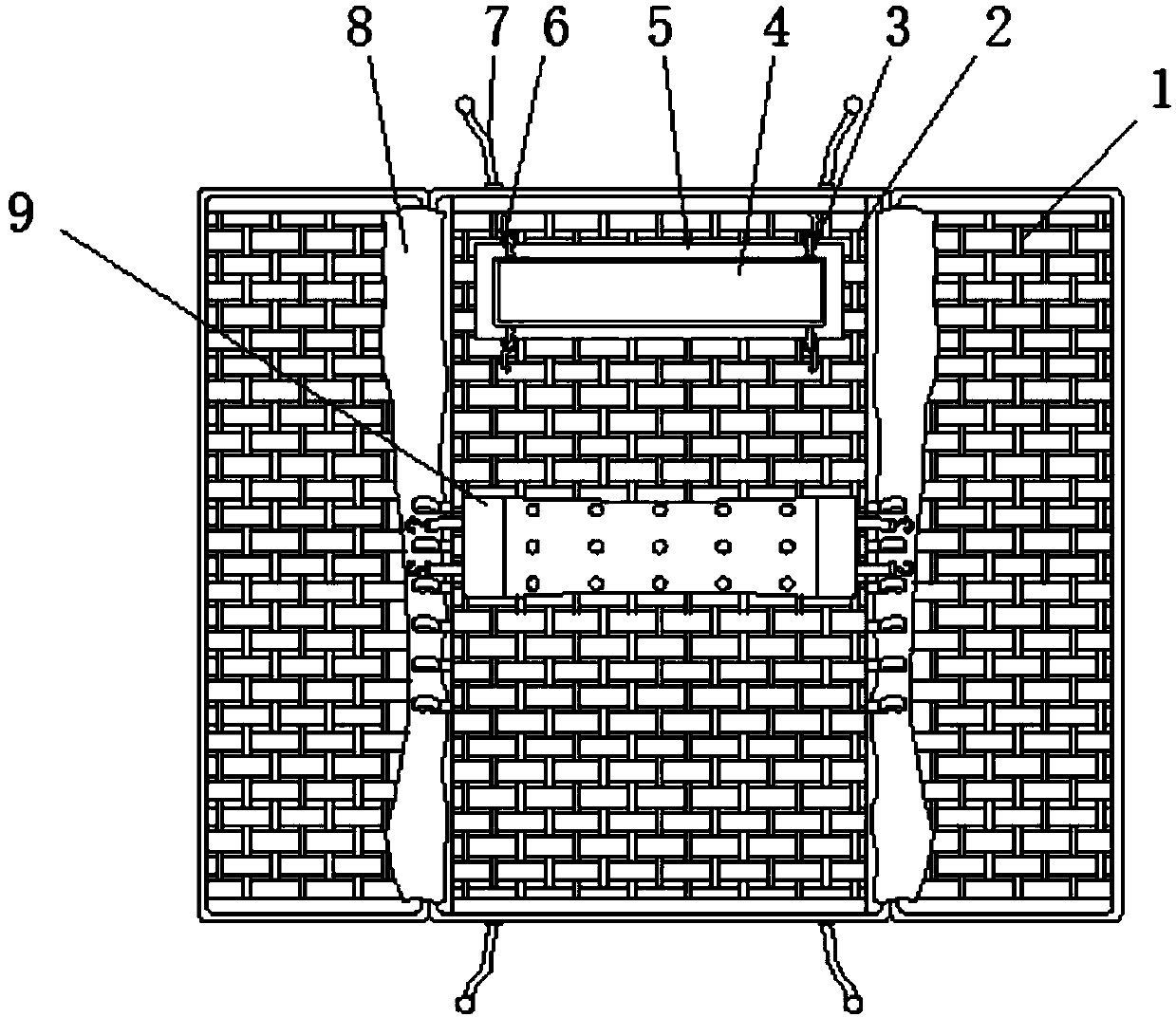 Spliced multipurpose straw mat