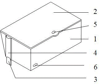 Movable supporting leg inclined bottom type seed germination box