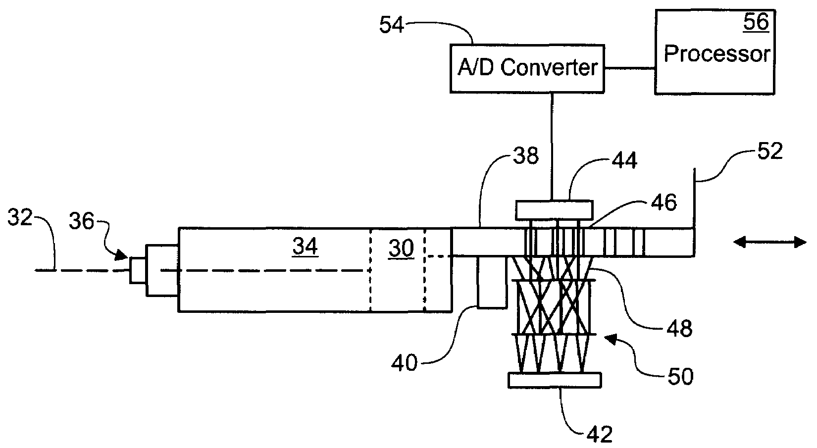 Optical displacement sensor for infusion devices