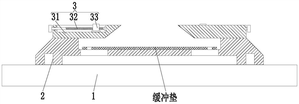 A new energy vehicle drive water-cooled motor base