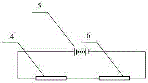 Electrostatic control device for resonator nanometer beam