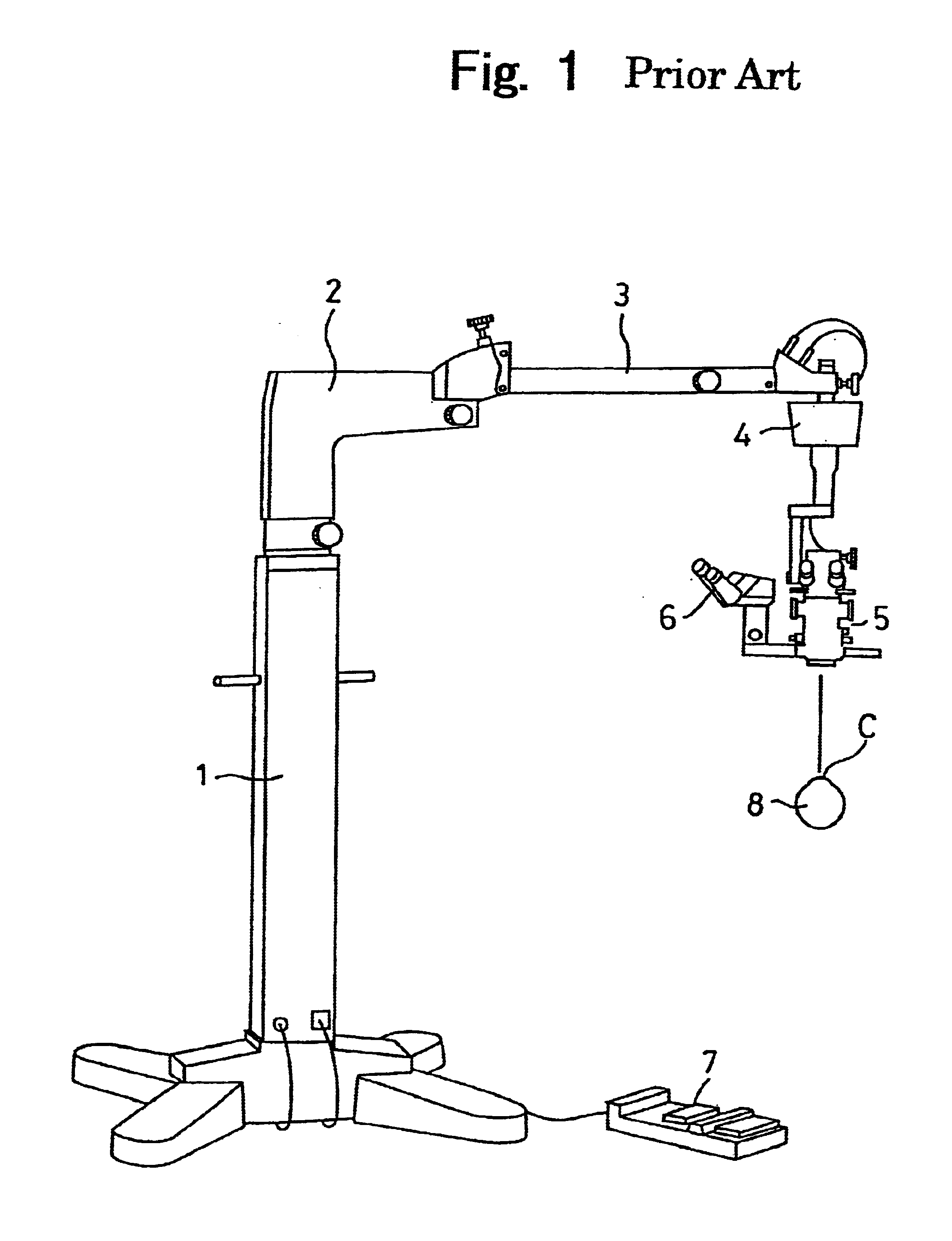 Microscope for operation