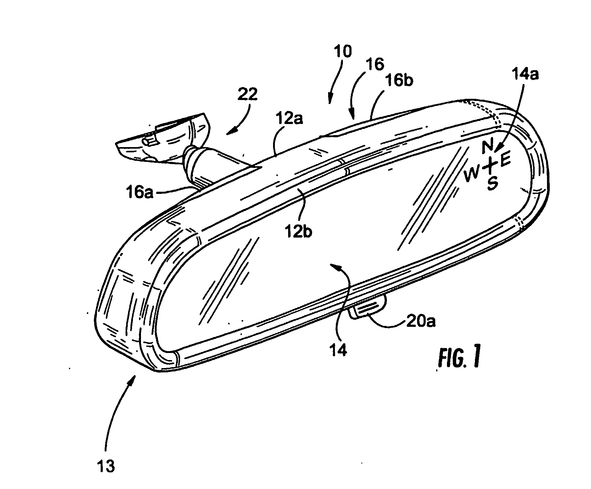 Mirror assembly for vehicle