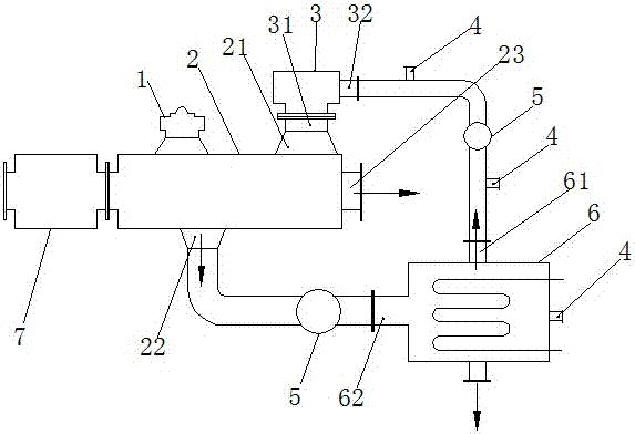 A tire rubber pyrolysis method combined with pyrolysis gas circulation heating and microwave