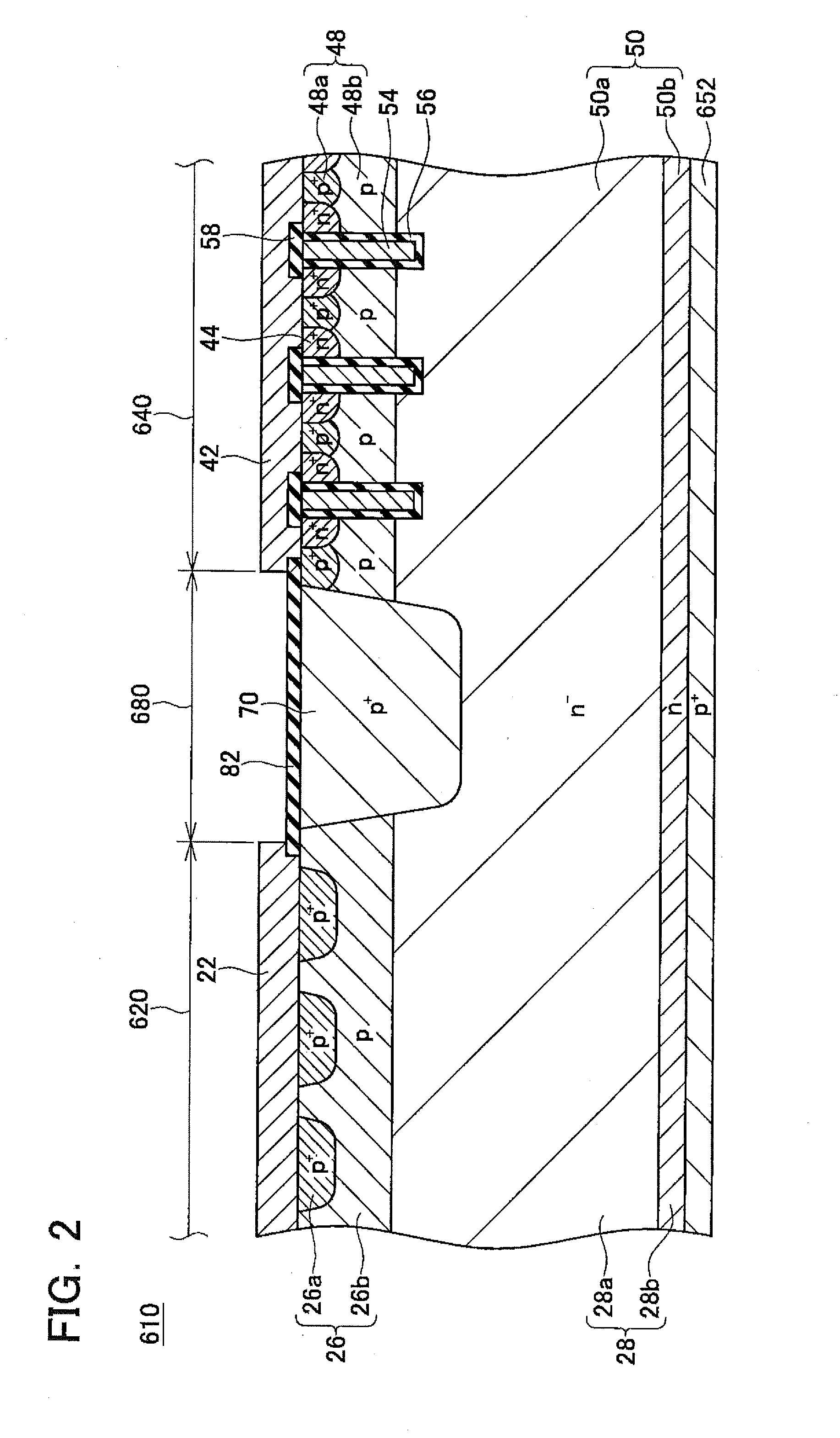 Semiconductor device comprising semiconductor substrate having diode region and IGBT region