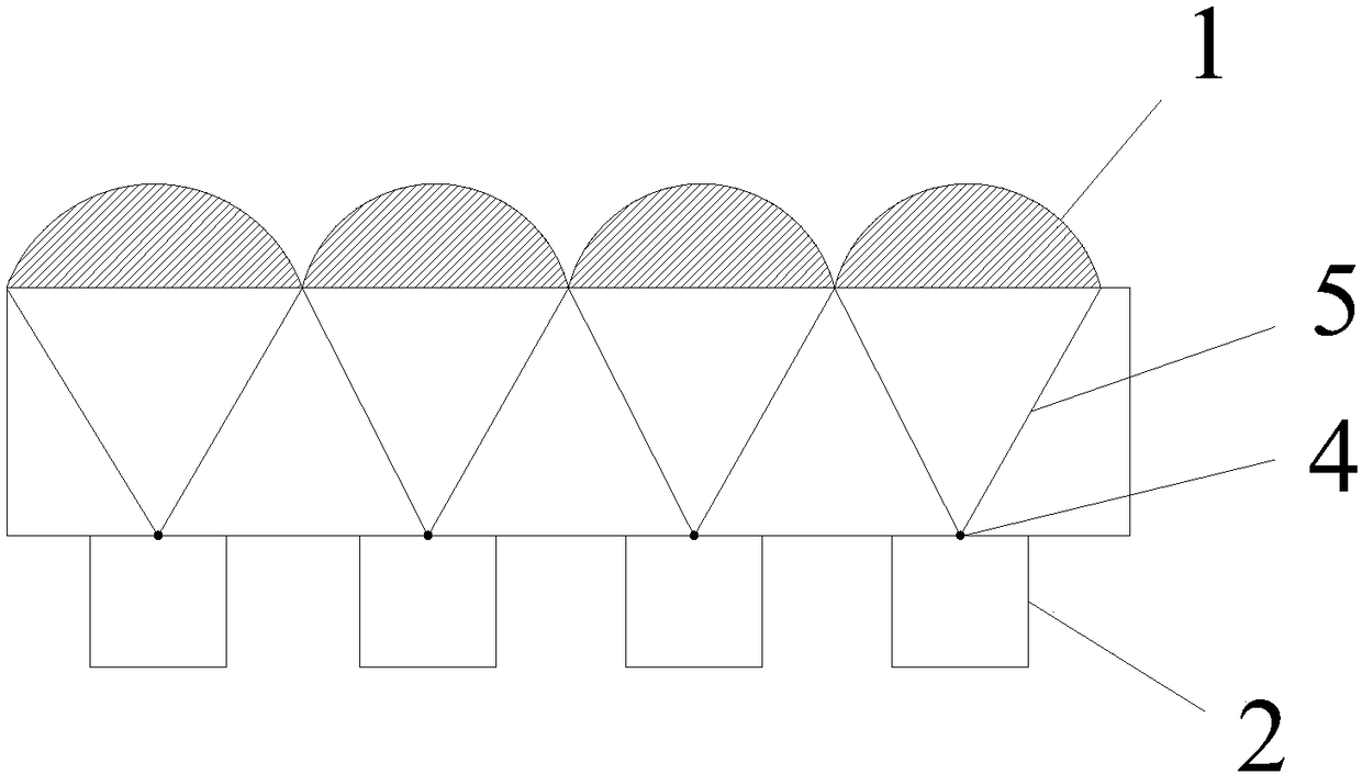 Collimating backlight structure, display device thereof, double-screen display device, and multi-screen display device