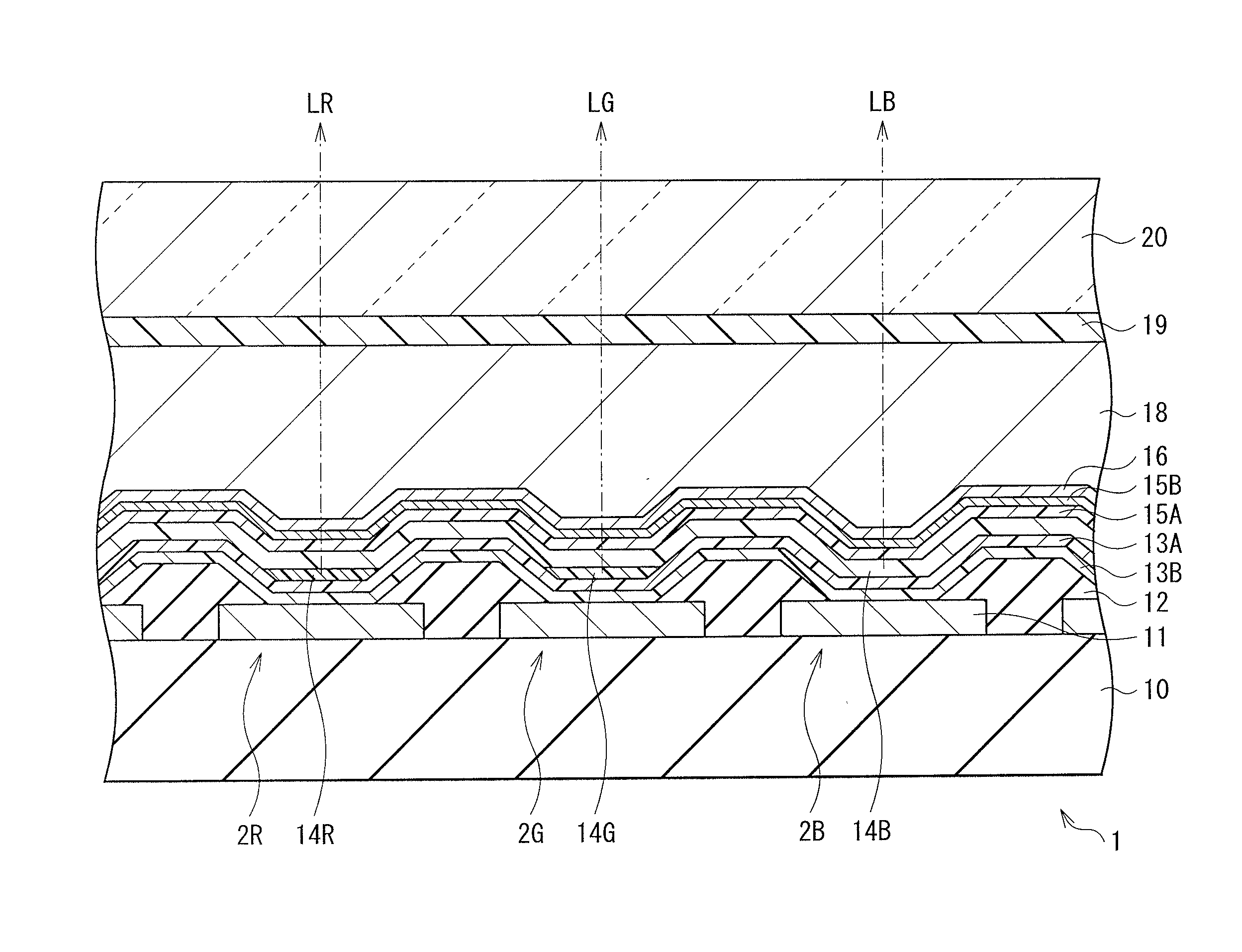 Organic electroluminescence unit, method of manufacturing organic electroluminescence unit, and electronic apparatus