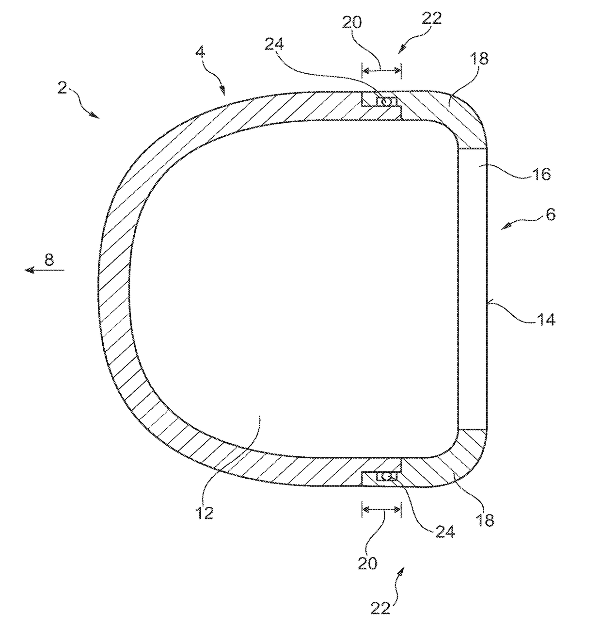 Rearview device with moveable head assembly