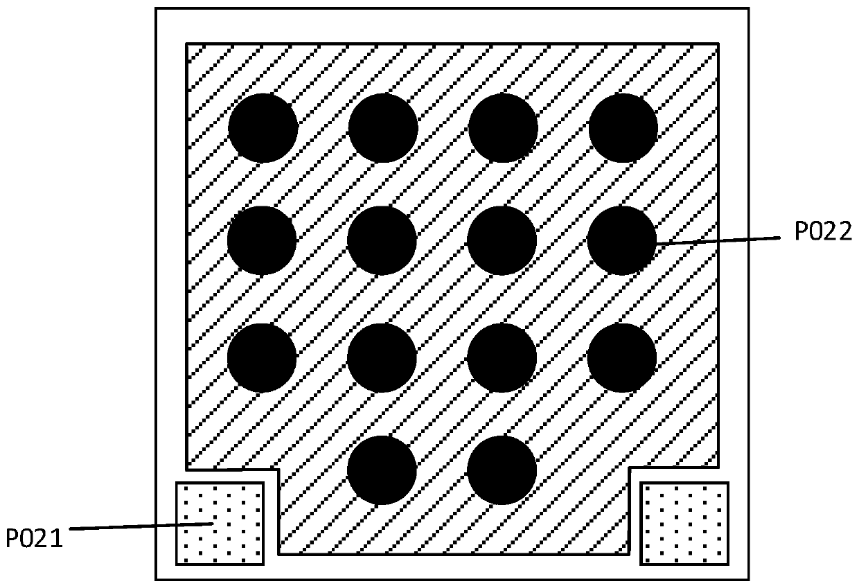 Flip film LED chip structure and preparation method thereof