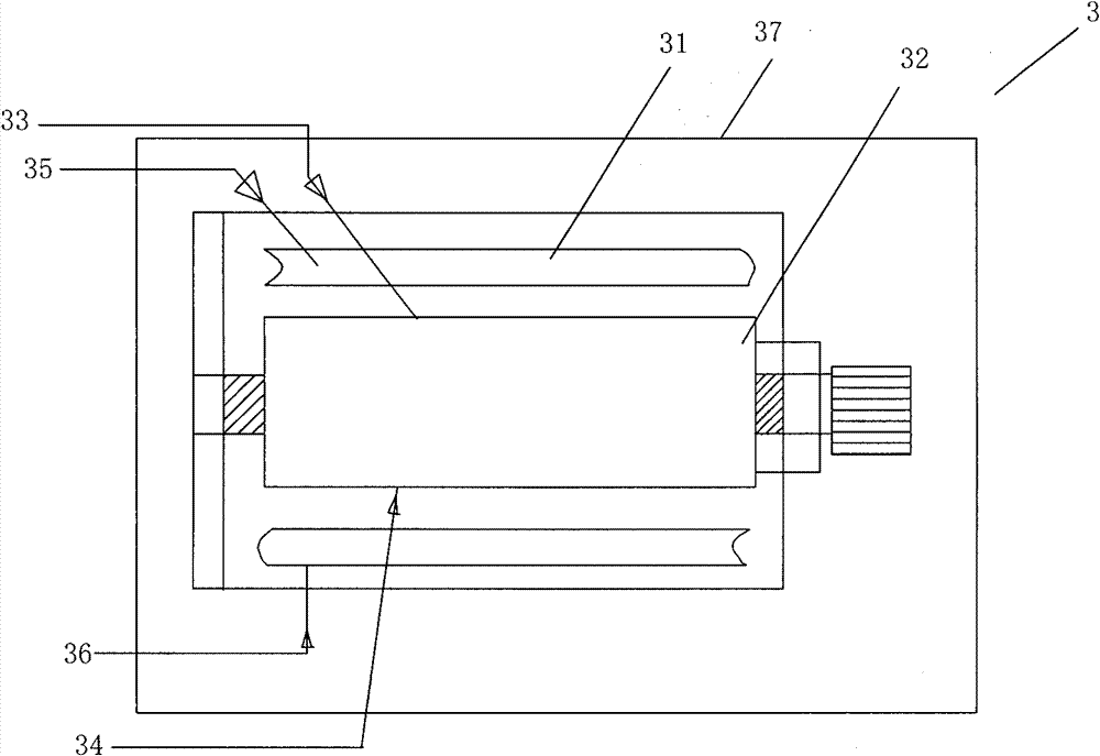 Stepless regulating engine of power battery automobile and automobile using same