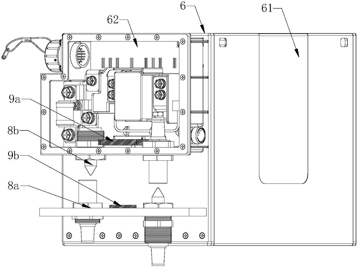 Wireless communication-based distributed type automobile battery power supply control system and method