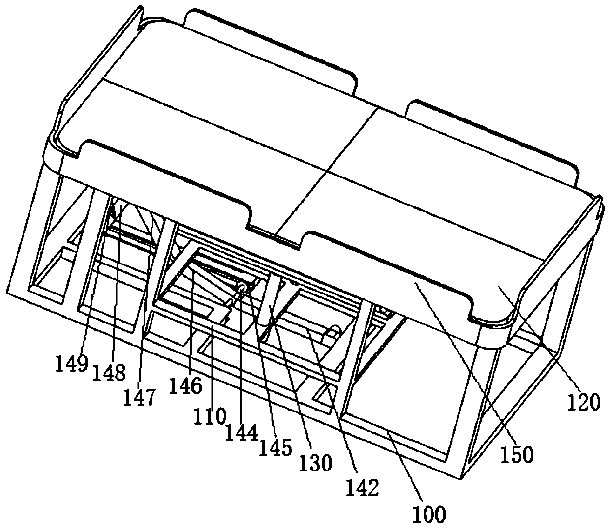 Turn-over bed for preventing pressure sores and control method of turn-over bed for preventing pressure sores