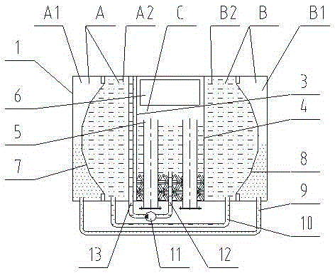 Variable-volume garbage can of sweeping car