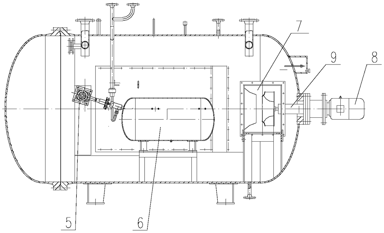 Device for converting solid uranium hexafluoride into gas uranium hexafluoride