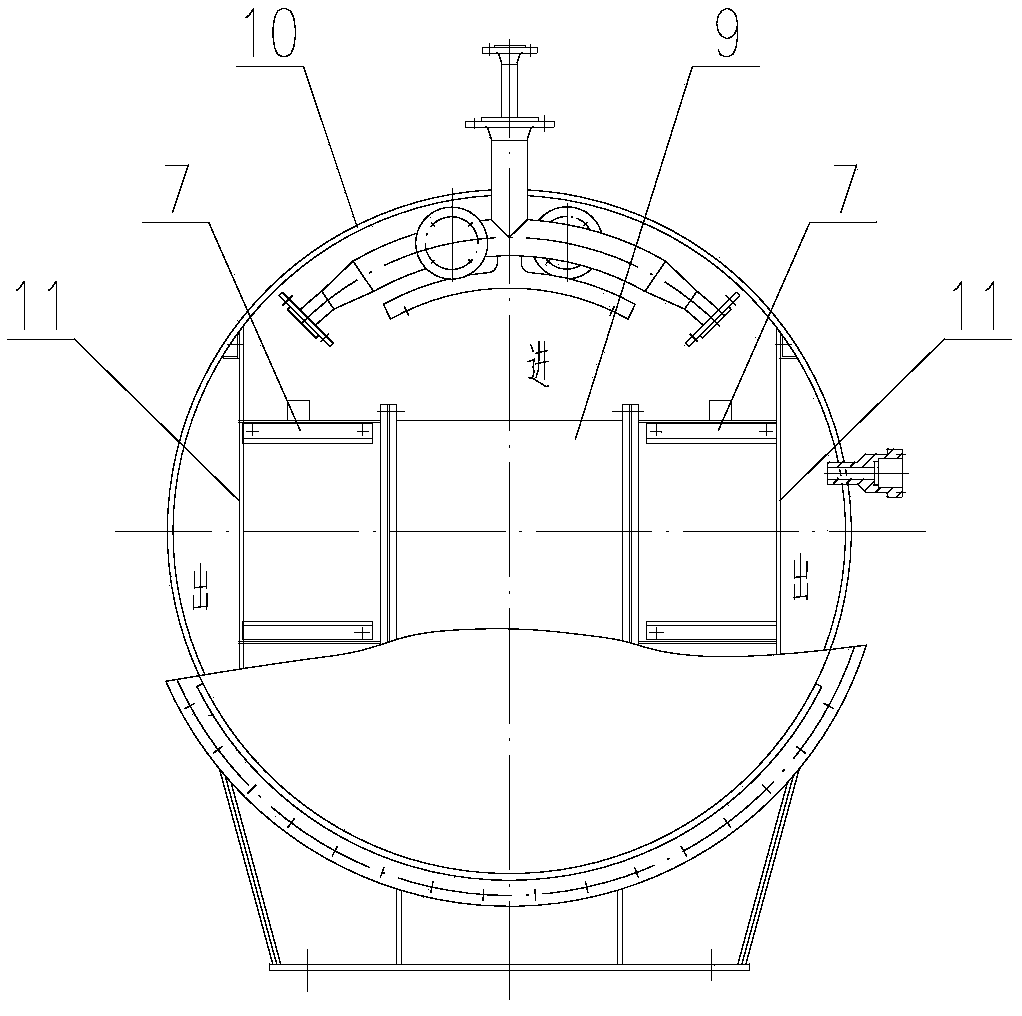 Device for converting solid uranium hexafluoride into gas uranium hexafluoride