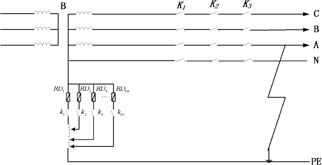 Method for selectively clearing single-phase ground fault of ship shore power system