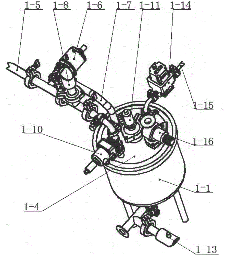 Time-pressure method accurate filling system applied to blowing, filling and sealing all-in-one machine