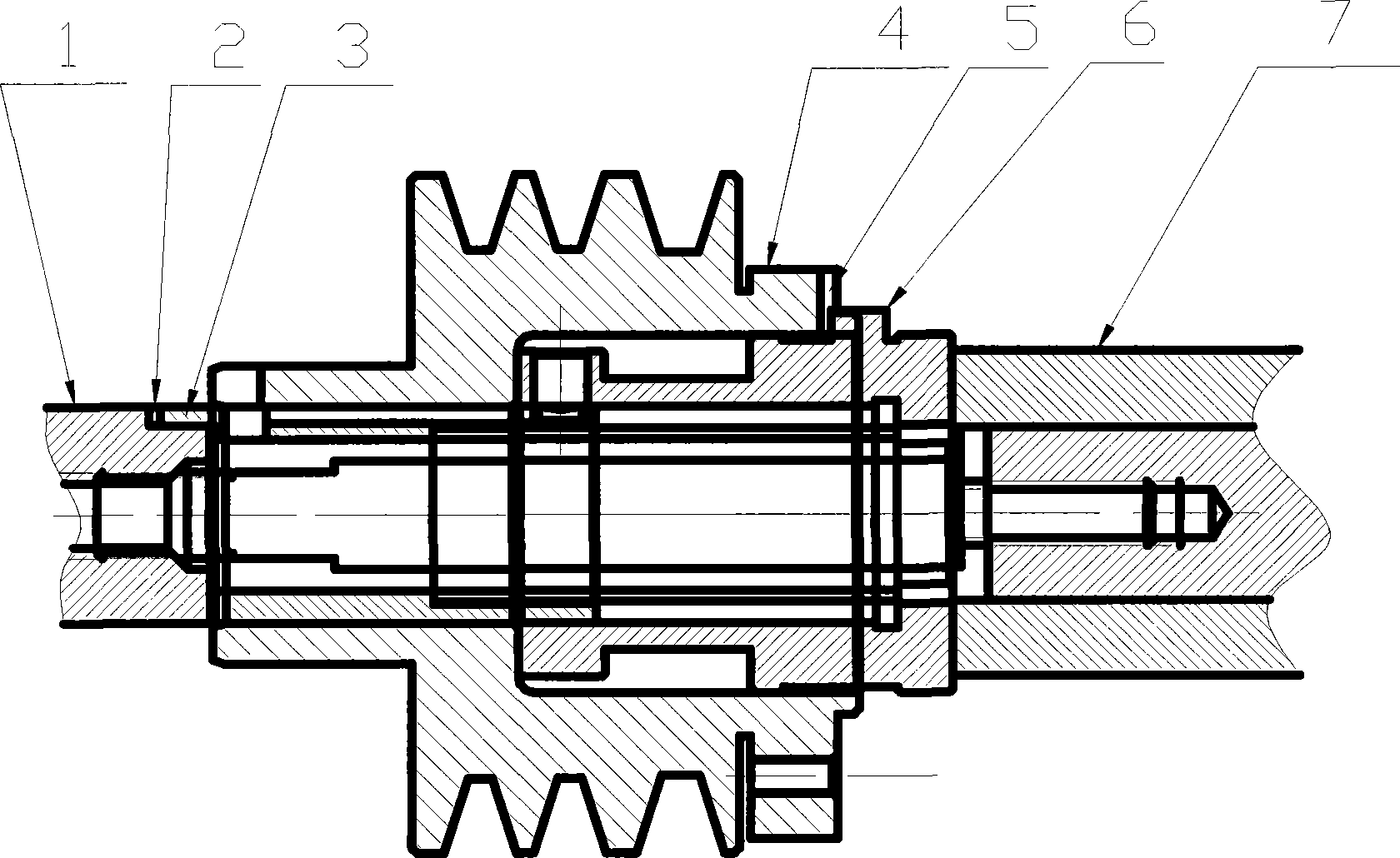 Crank pulley assembly method and guiding tool