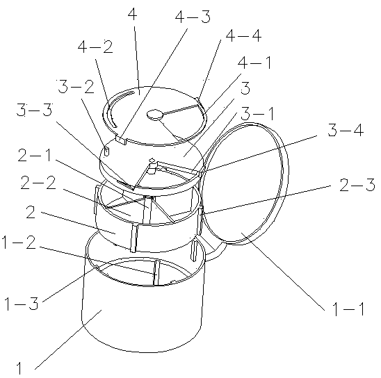 Rotary pill case with cells