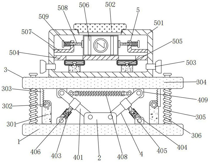 Damping device for new energy automobile