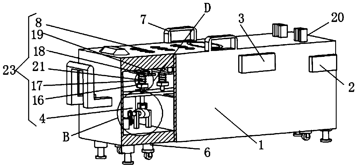 Neurological clinical auxiliary massage device