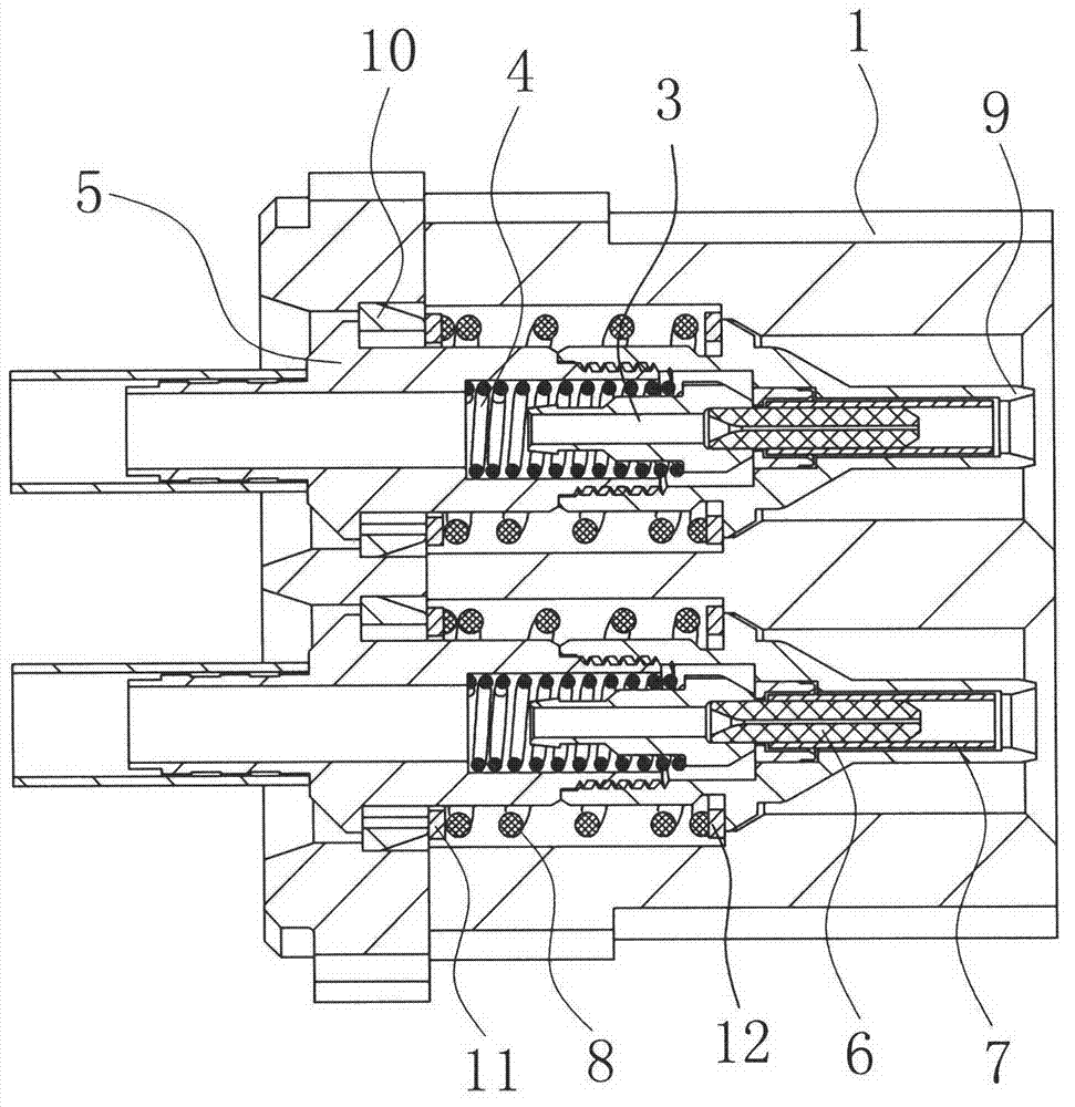 Multicore optical fiber connector