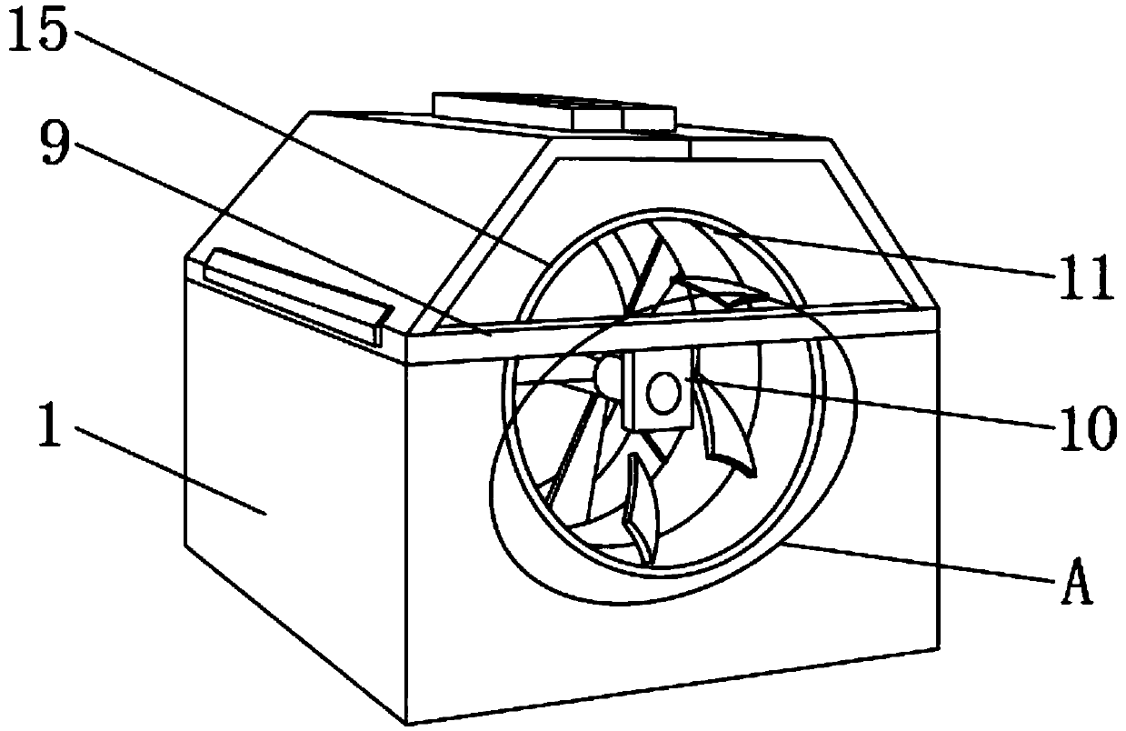 Filtering device for sweet potato starch production