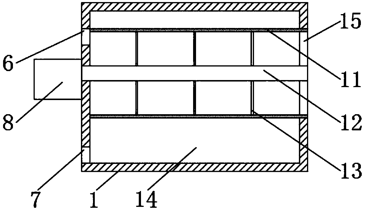 Filtering device for sweet potato starch production