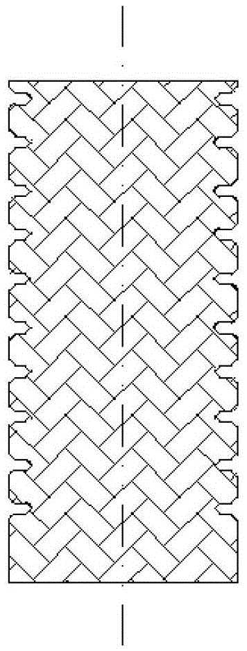 A damping rubber buffer