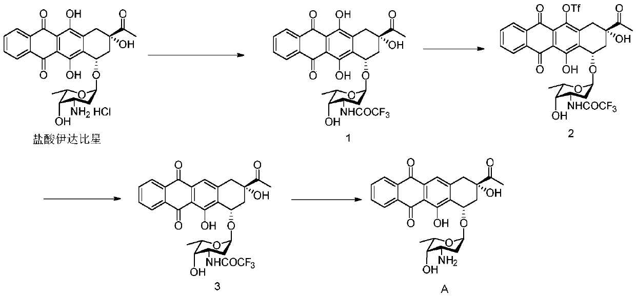 A stable and safe idarubicin pharmaceutical composition and preparation method thereof