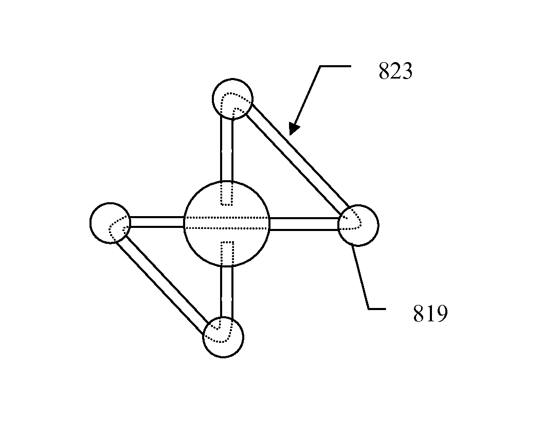 Implants and methods for using such implants to fill holes in bone tissue