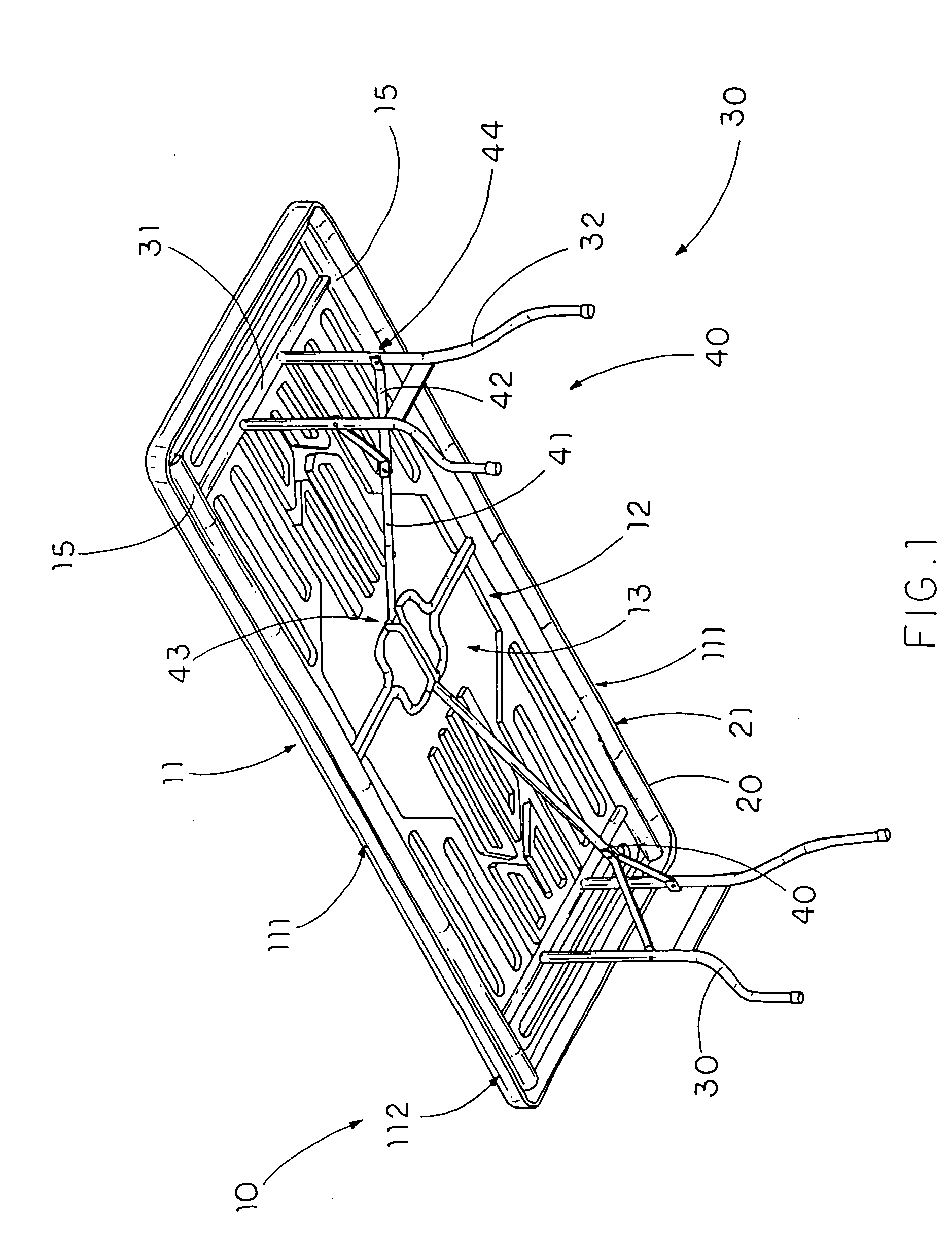 Stackable tabletop for fordable table