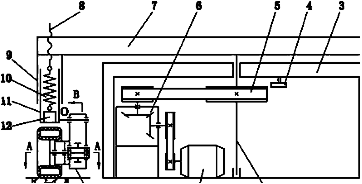 Simulation test device and method for researching process of friction between tires and road surface