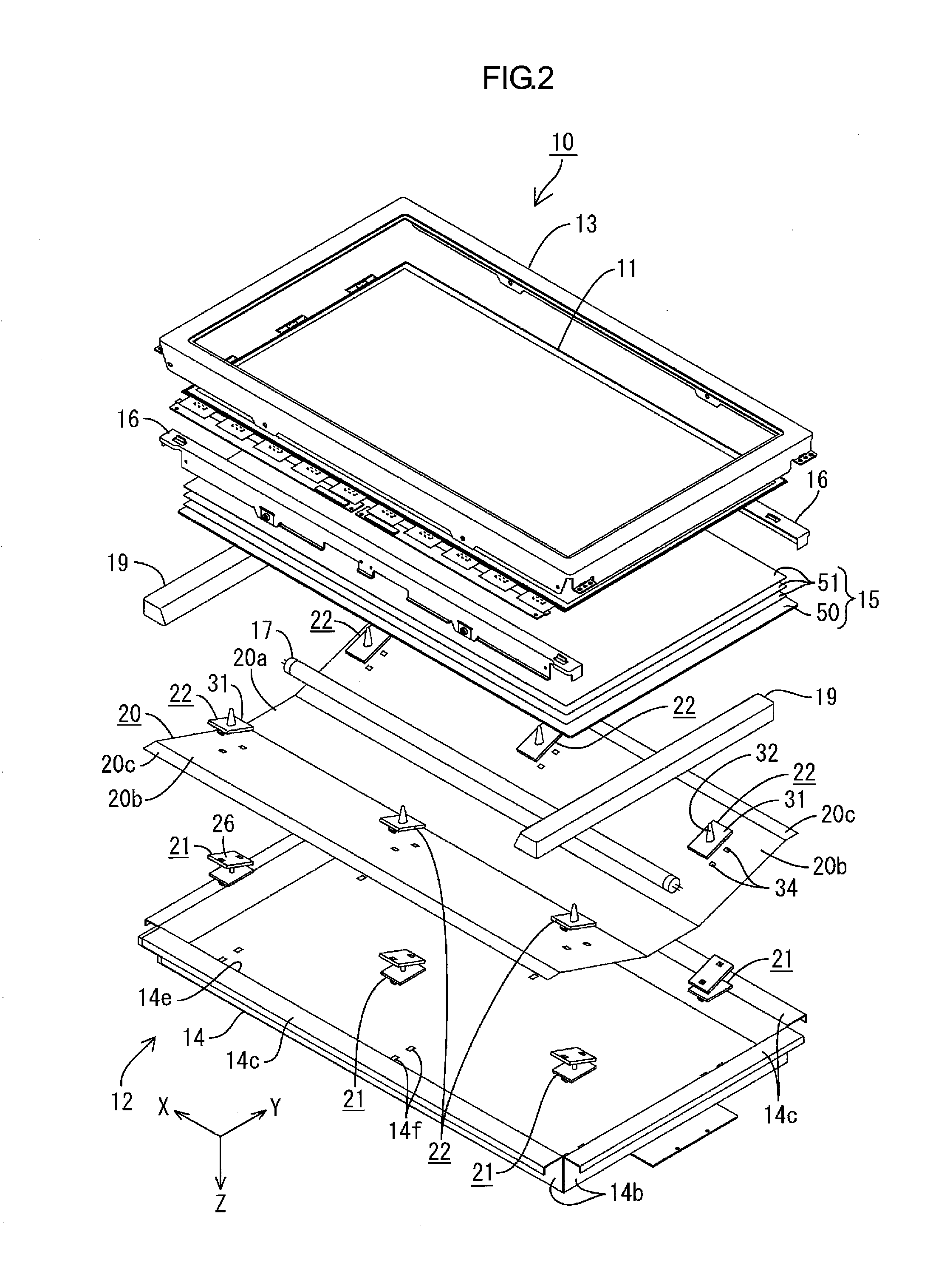 Lighting device, display device, and television receiver