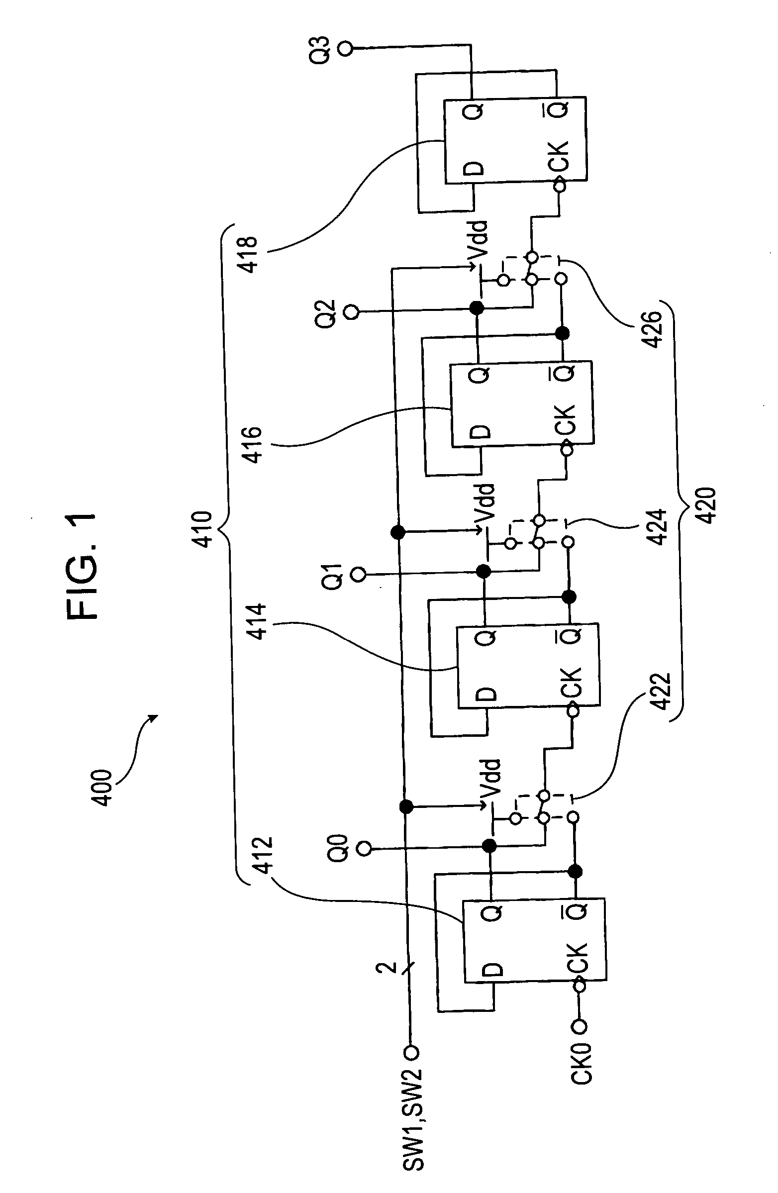 Counter circuit, AD conversion method, AD converter, semiconductor device for detecting distribution of physical quantities, and electronic apparatus