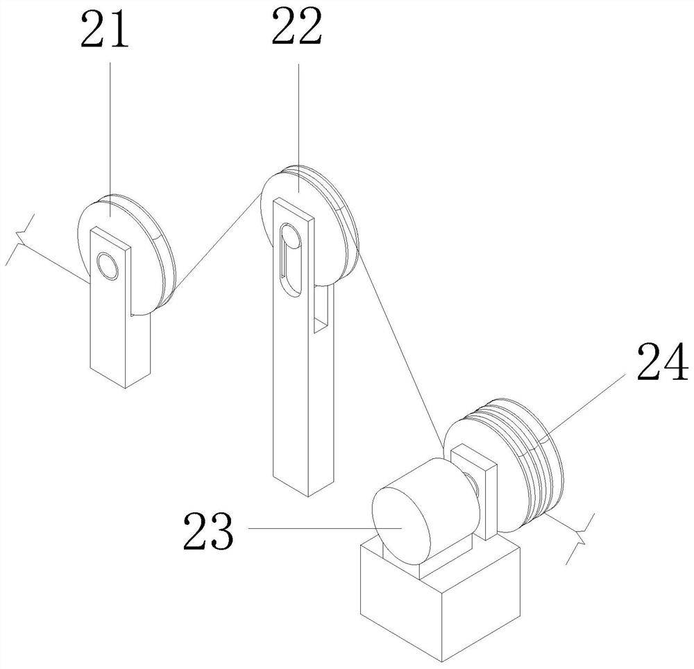 Automatic production line for producing enameled wires