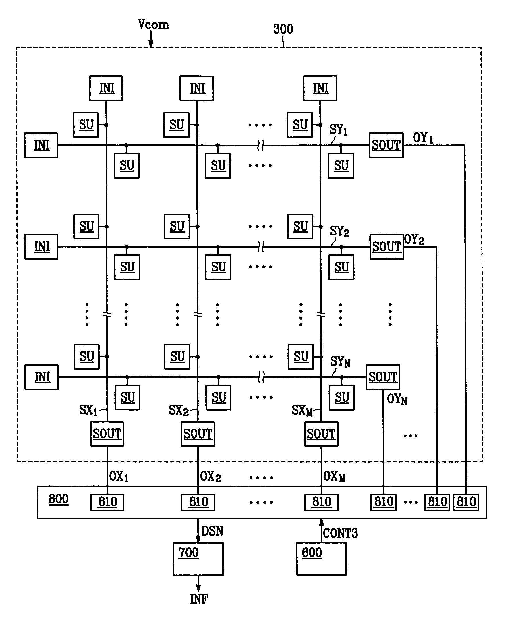 Liquid crystal display device having improved touch screen