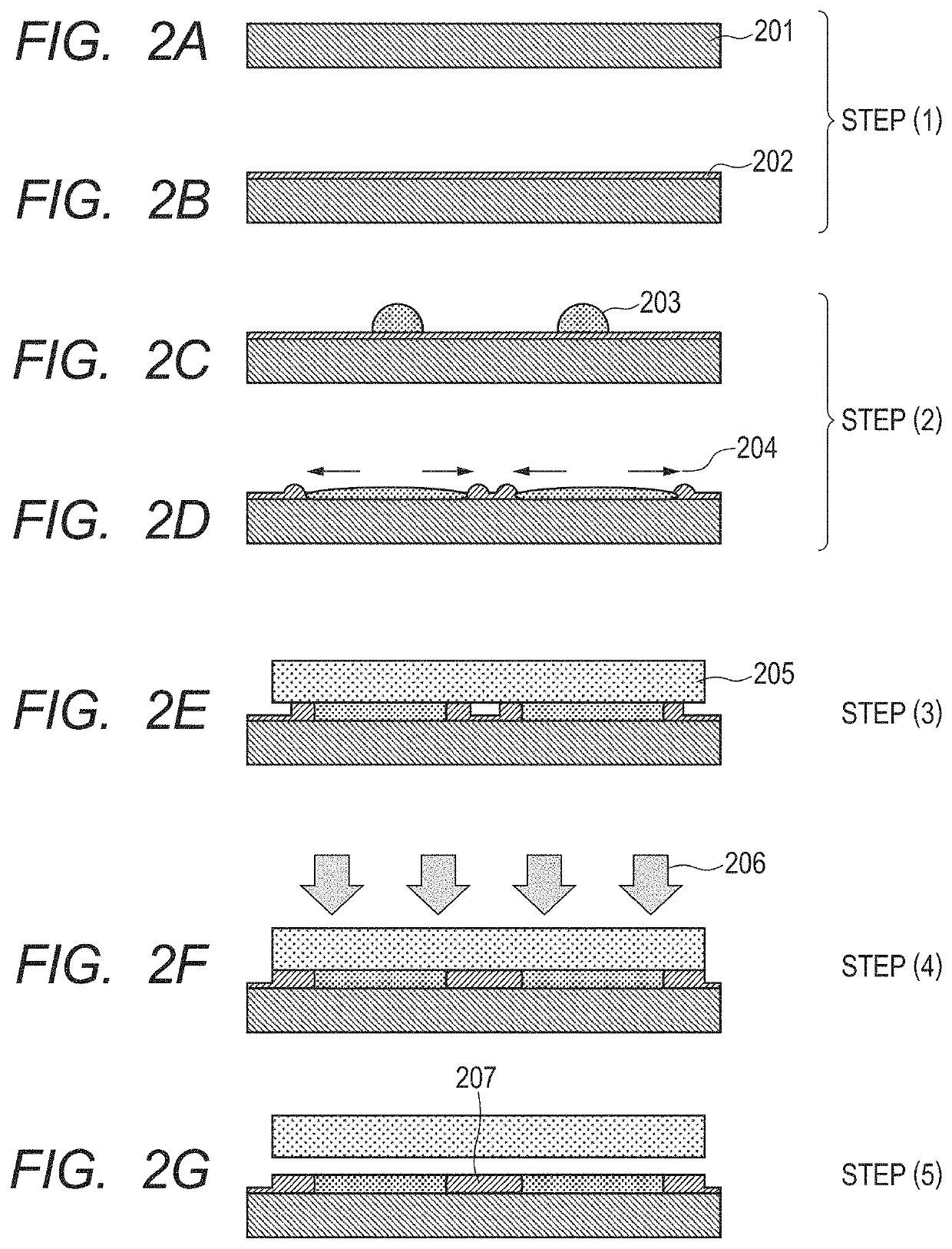 Pattern forming method as well as production methods for processed substrate, optical component, circuit board, electronic component and imprint mold