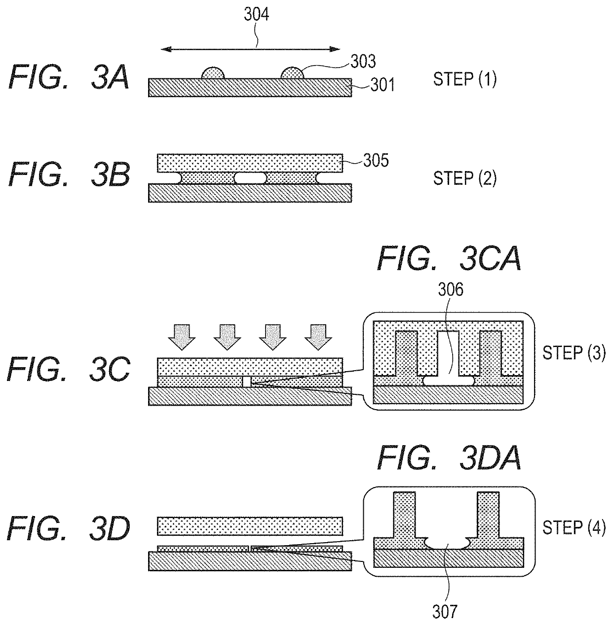 Pattern forming method as well as production methods for processed substrate, optical component, circuit board, electronic component and imprint mold