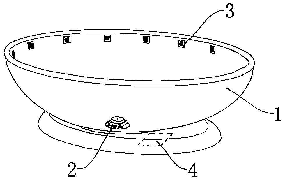 Intelligent lamplight auxiliary appetite control device and method