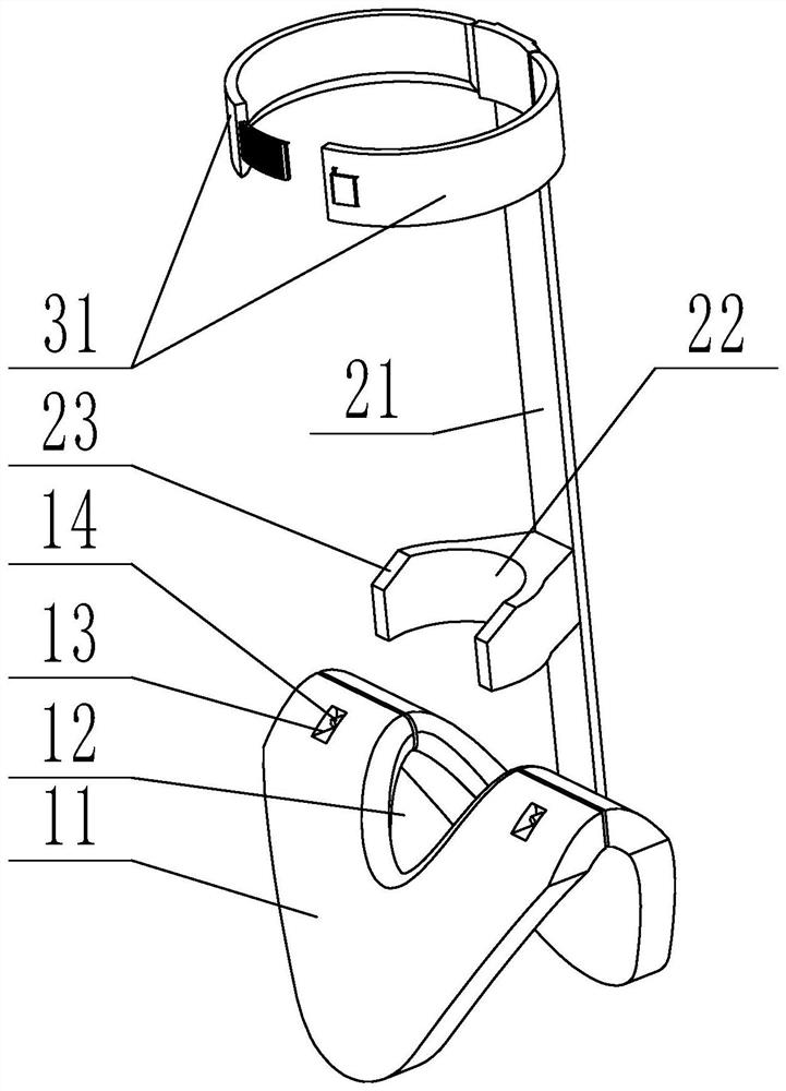 Neck fixing device for emergency department