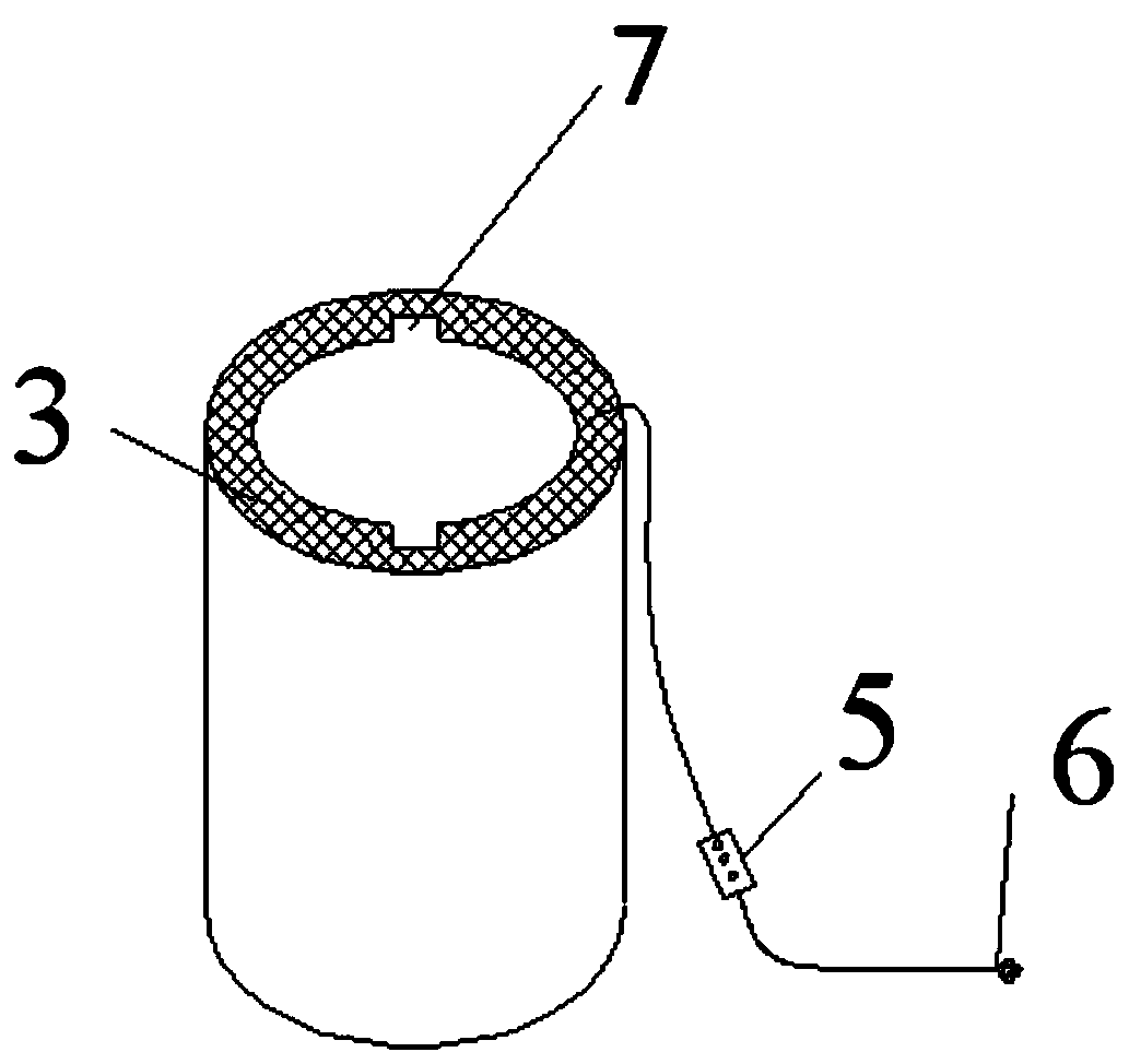 Rapid molding device and method for standard similar material test piece