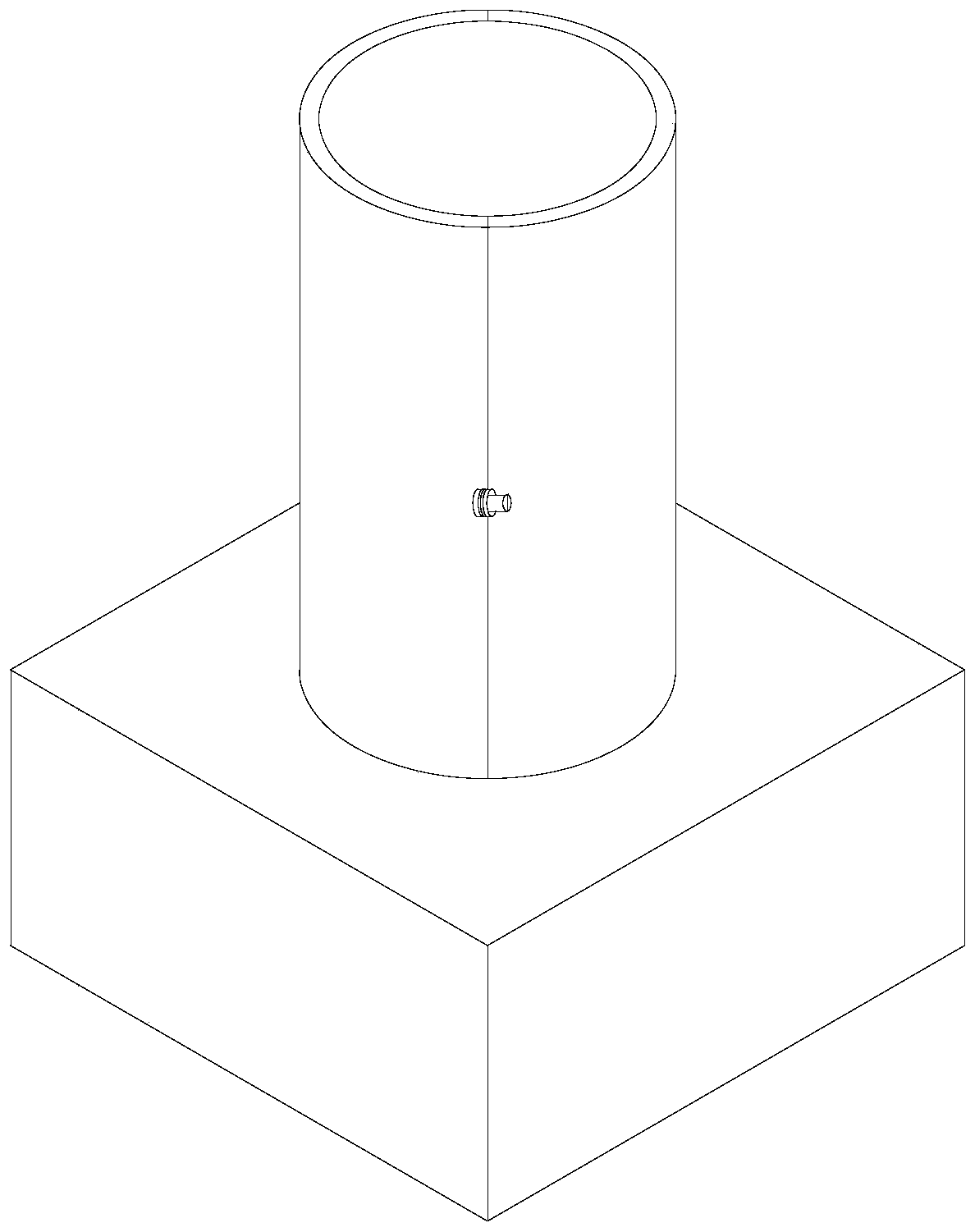 Rapid molding device and method for standard similar material test piece