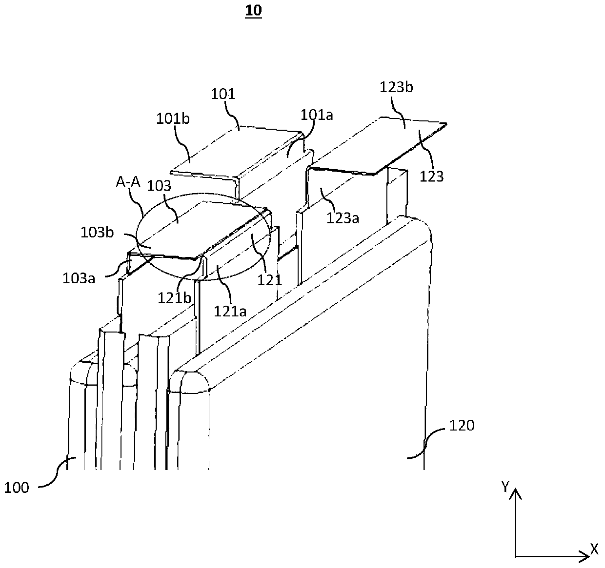 Battery component and electrochemical device