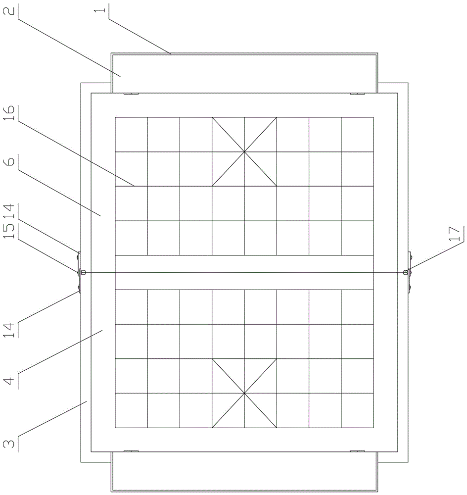 A folding chessboard box