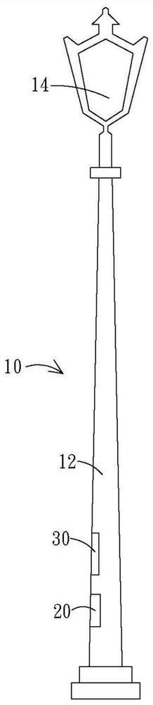 Street lamp device with automatic time setting function