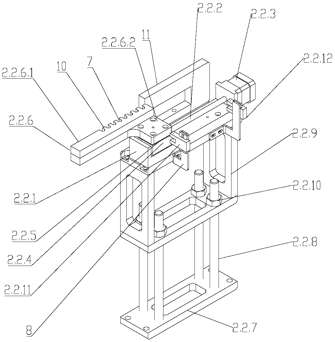 Fully-automatic pipette suction tip filling machine